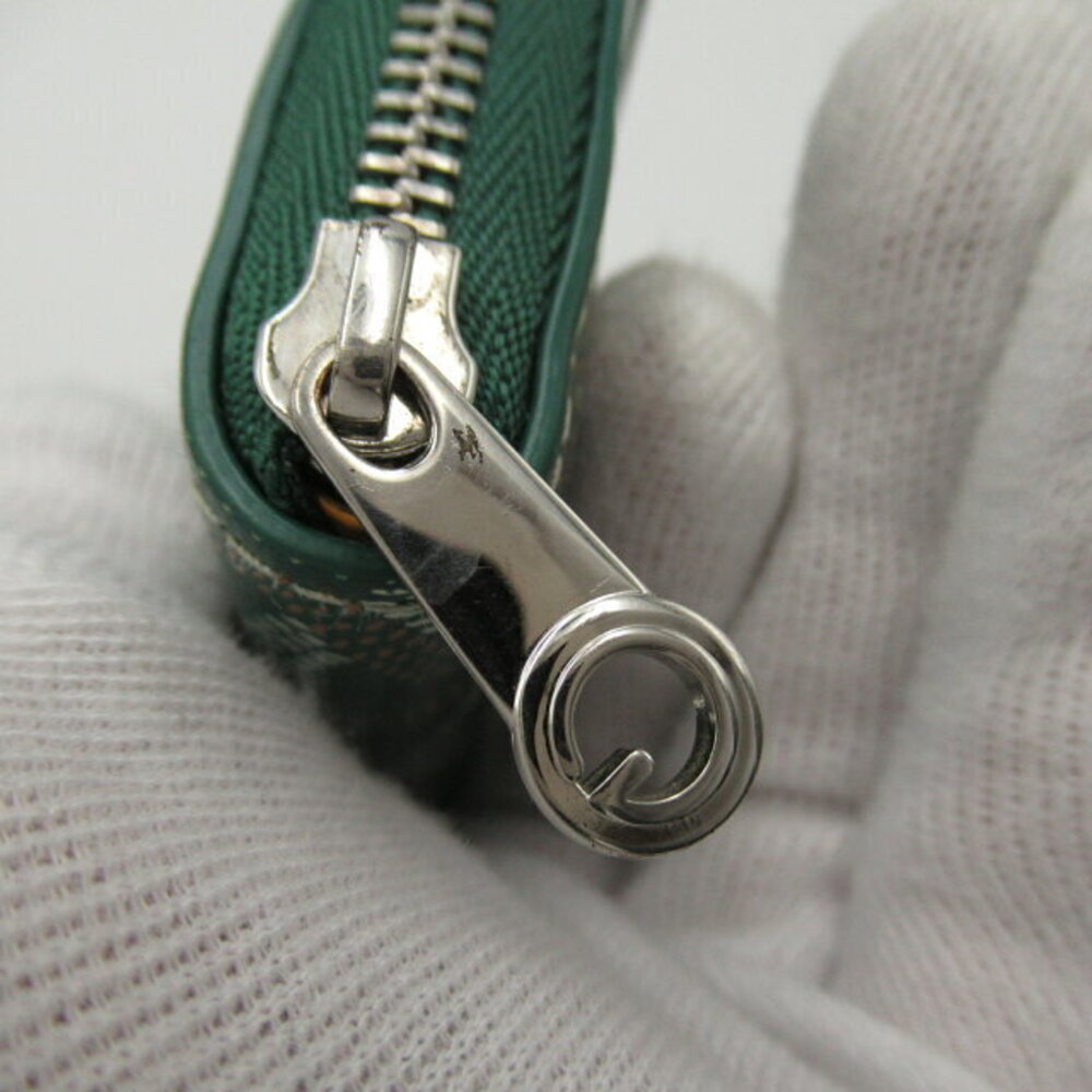 Goyard canvas Wallet green - Picture 8 of 8